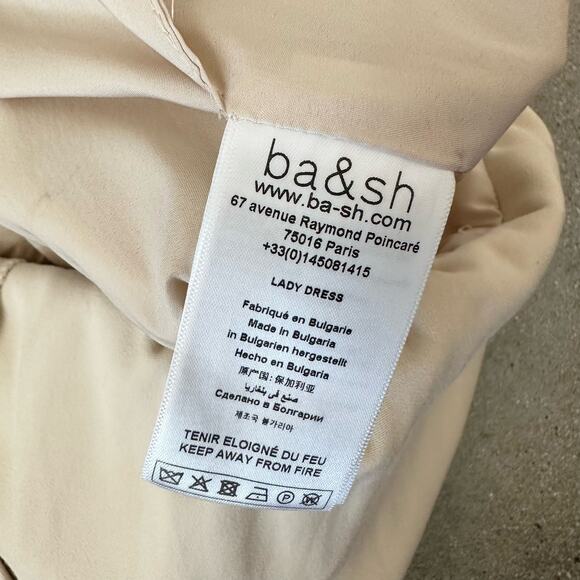 Ba&Sh Molly Backless Mini Tan Dress - Picture 4 of 8